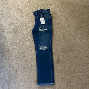 Distressed Mom Jeans